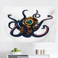 thumbnail image 1 of Vintage Nautical Tattoo Tapestry, Ombre Anchor with Vivid Tones, Fabric Wall Hanging Decor for Bedroom Living Room Dorm, 2 Sizes, Multicolor, by Ambesonne, 1 of 1