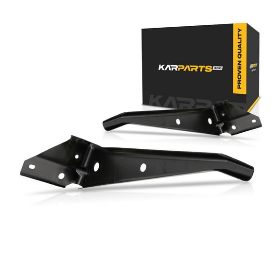 For Ford F-150 2009 10 11 12 13 2014 Grille Bracket Driver and Passenger Side | Pair | CAPA | FO1207124, FO1207125 | 9L3Z8182B, 9L3Z8182A