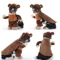 thumbnail image 5 of Small Dog Christmas Costume, Christmas Halloween Pet Clothes, Pet Cosplay Costumes Party Dressing up, Dogs Cats Outfit for Small Medium Dogs Monkey M, 5 of 7