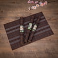 thumbnail image 2 of THY COLLECTIBLES Eco-Friendly 18" x 12" Bamboo Table Place mats Non-slip Table Decor Mats for Kitchen Dining Room Set of 4, Brown, 2 of 5