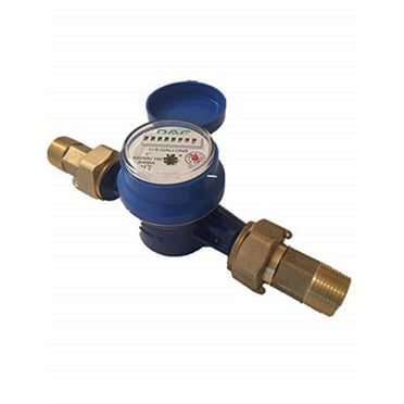 AS250U-100 1" Water Meter, Measuring in Gallon   Couplings