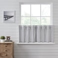 thumbnail image 5 of VHC Brands, Sawyer Mill Ticking Stripe Tier, Black, 24x36, Set of 2, 5 of 6