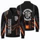 thumbnail image 5 of Chaqueta de manga larga para hombre con estampado 3D de carreras, para deportes al aire libre, ciclismo, moda, con cremallera y cuello redondo, para primavera y otoño, 5 of 5