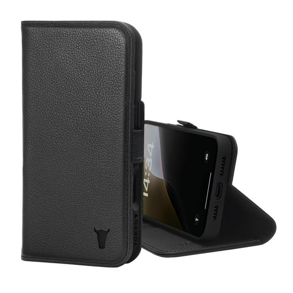 TORRO Funda Compatible con iPhone 16 Pro MAX - Funda Tipo Cartera de Cuero Premium con Soporte y Ran