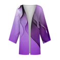 thumbnail image 4 of Long Cardigans for Women Lightweight Lightweight Floral Print Open Front Long Sleeve Casual Loose Thin Pockets Kimono Cardigan, 4 of 5
