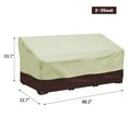 thumbnail image 1 of Outdoor Waterproof Robust Patio Multi Person Sofa Cover Patio Bench Sofa Cover, 1 of 8