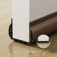 thumbnail image 2 of Door Bottom Sealing Strip Windproof Pvc Door Seal Strip Under Door Draft Stopper Anti-Cold Gap Blocker Sealing Weather Strip, 2 of 6