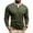 1104Army Green, variant on Men’s Long Sleeve Henley Shirt Casual Crew Neck Button Placket Front Pocket Relaxed Fit Lightweight Top