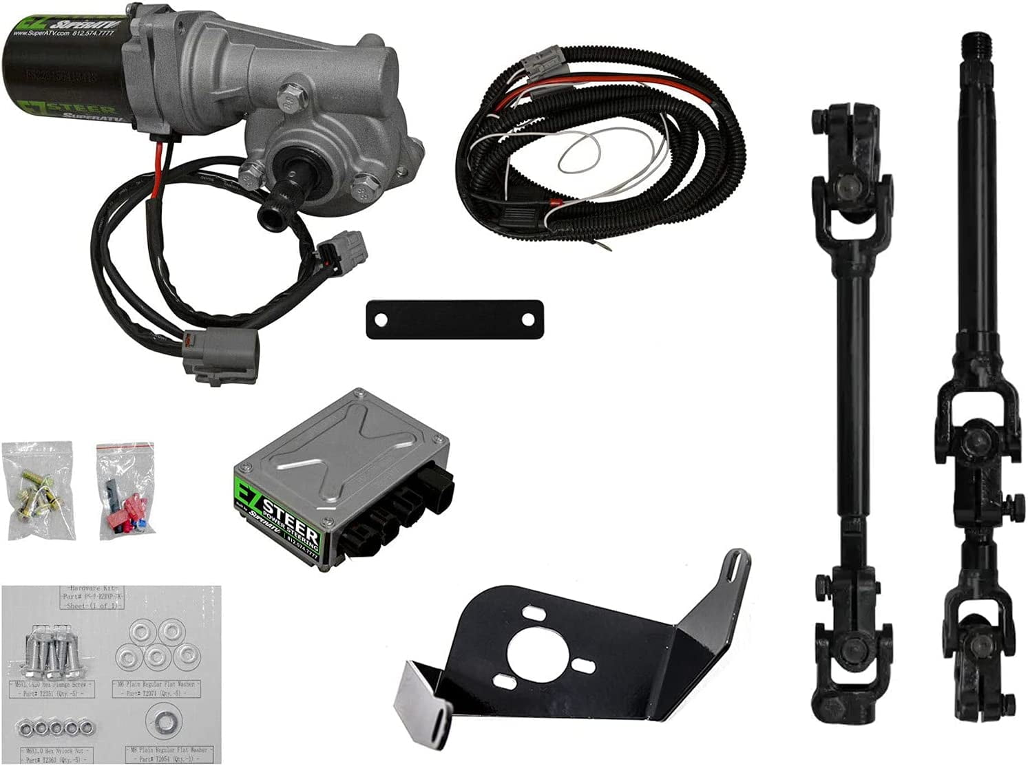 SuperATV EZSteer Power Steering Kit for Polaris Ranger Full Size 500