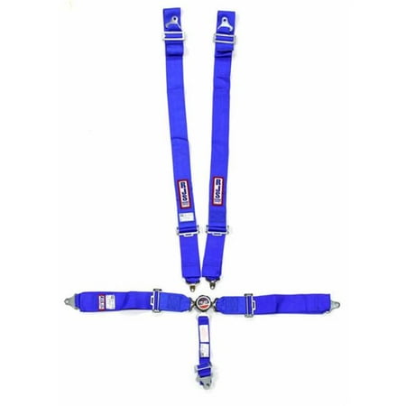 RJS Racing Equipment 1058103 5 Point Classic Series Camlock Harness, Blue