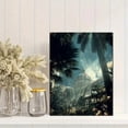 thumbnail image 2 of Tropical Botanical Garden Greenhouse Canvas Print Wall Art for Living Room Office Hotel Cafe, 2 of 8
