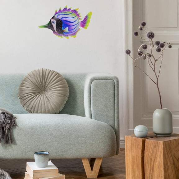 COSMOBETTY Iron Fish Wall Pendant Hanging Craft Home Decor 1 Pc