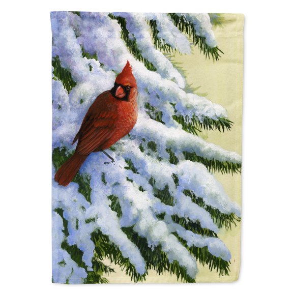 Carolines Treasures BDBA0415GF Red Cardinal by Daphne Baxter Flag Garden Size  Small multicolor
