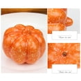 thumbnail image 4 of MasteelfCA 10 Pcs Artificial Pumpkins Mini Fake Pumpkins Simulation Fall Pumpkins for Halloween House Party Decoration, 4 of 7