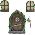 thumbnail image 2 of Kit de puerta de elfo, decoraciones de árboles de hadas en miniatura para hadas de jardín y puertas de elfo, 2 of 5