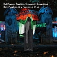 thumbnail image 4 of Halloween Pumpkin Decoration Motion Activated Light Up Sound Shaking Arms Ground Stake Prop Spooky Outdoor Yard Decor Scary Holiday Party Lawn Ornament Animated , B, 4 of 6