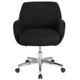 thumbnail image 5 of BizChair Mid Back Height Adjustment and 360 Degree Swivel Office Desk Chair, Black, 5 of 5