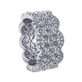 thumbnail image 3 of Natural 4.25Ct Round Diamond Cluster Anniversary Wedding Eternity Band Ring Solid 14k Gold IJ I1, 3 of 3