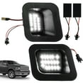 thumbnail image 1 of 2Pcs License Plate Light Compatible with RAM 1500 2003-2010 IP68 Waterproof LED Number License Plate Light Tag Lamp Bright Car Number Plate Lamp Smoke Lens for Car, 1 of 10