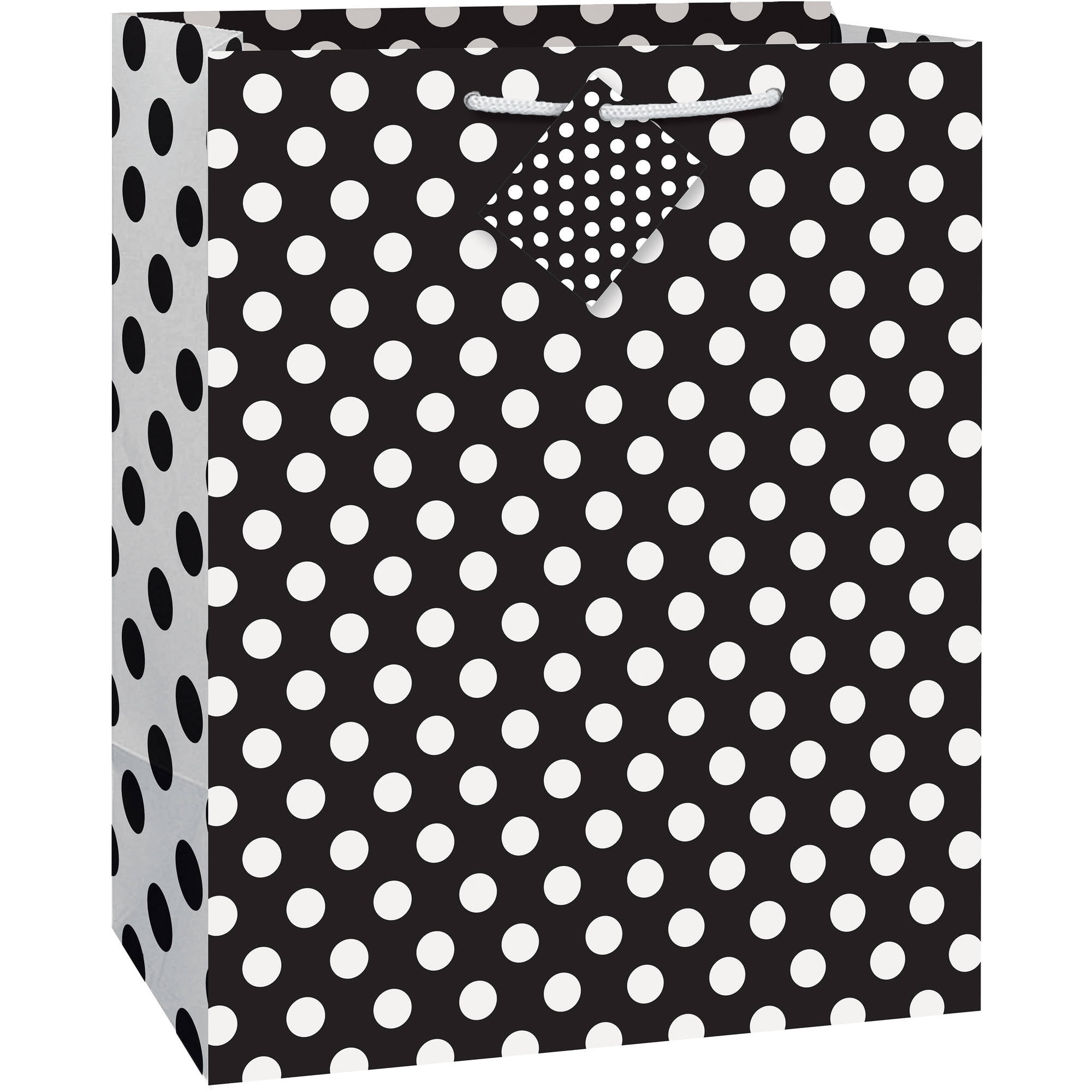 Unique Industries Assorted Colors Polka Dot Birthday Gift Bags ...