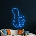 thumbnail image 5 of Handmadetneonsign A Thumbs Up Neon Sign, A Thumbs Up Neon Led Art Decor, Thumb Up Hand Wall Decor, 5 of 5