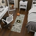 thumbnail image 5 of Ottomanson US ARMY Logo Camouflage Machine Washable Non-Slip Rubberback 2x5 Runner Rug, 20"x 59", Multi, 5 of 9