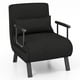 thumbnail image 1 of Sofá cama Convertible Costway Plegable negro, 1 of 9
