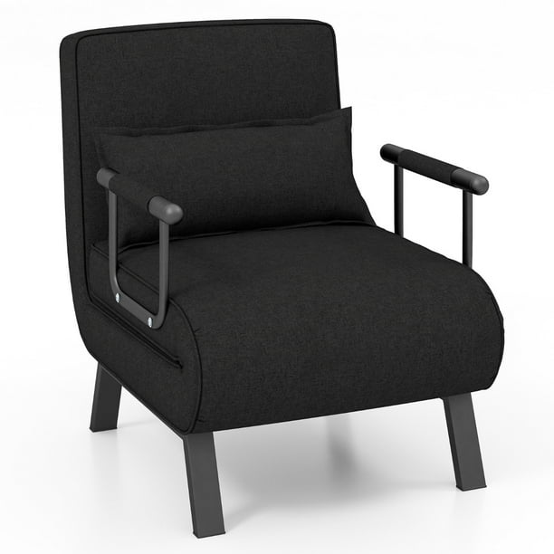 Sofá cama Convertible Costway Plegable negro