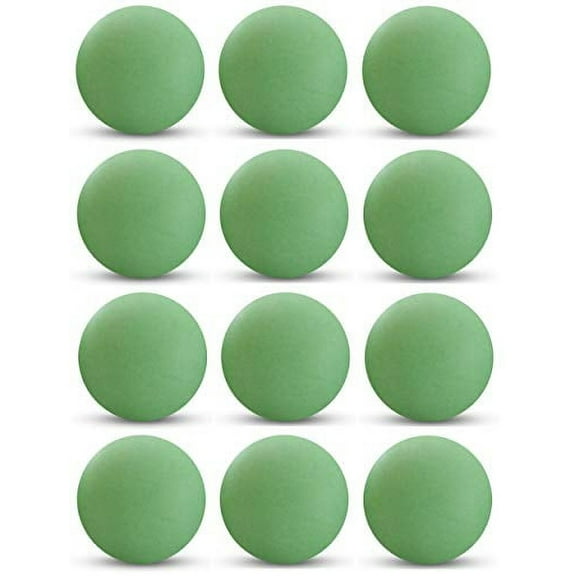 Tiger Tail Sports Recreational-Quality (1-Star, 40mm) Ping Pong Balls (Green, 12-Pack)