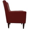 thumbnail image 5 of Fox Hill Trading Emma Arm Chair, Red Faux Leather, 5 of 6