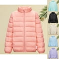 thumbnail image 4 of KAUOD Boys Girls Quilted Puffer Jackets Lightweight Soft Zip up Turtleneck down Coats Kids Winter Padded Warm Outwear, 4 of 4