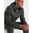 thumbnail image 5 of Athletic Works Men's Fusion Knit Full Zip Hoodie Jacket, Sizes XS-3XLT, 5 of 6