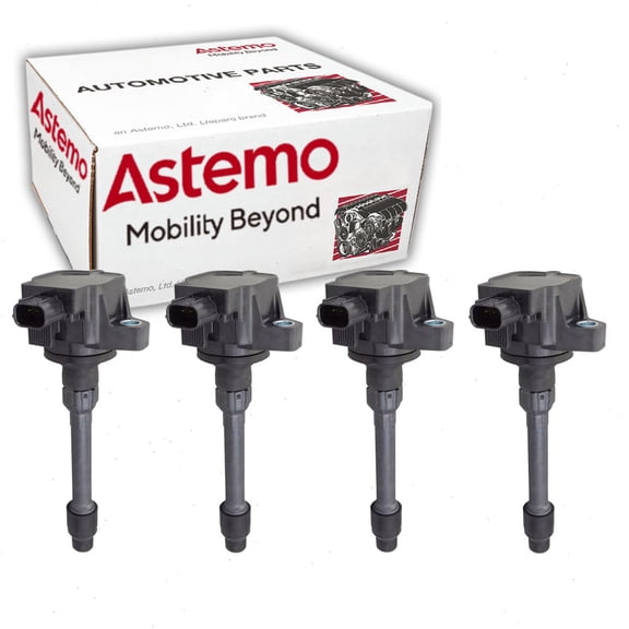 4 pc Hitachi IGC0095 Ignition Coils for 3052059B013 Spark Plug Wire Boot