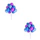 thumbnail image 2 of Billuyoard 50 unids/set de globos de látex gruesos, juguetes inflables DIY para niños, suministros de regalo, decoración de fiesta de púrpura oscuro + azul oscuro 2Conjunto, 2 of 6