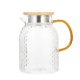 thumbnail image 1 of 1Pc Glass Pitcher Home Heat-resistant Transparent Water Carafe with Lid, 1 of 2