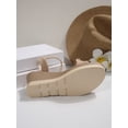 thumbnail image 5 of Womens Sandals Fashion Casual Summer Style Fish Mouth Ruffle Buckle Comfortable Thick-Soled Sandals, 5 of 9