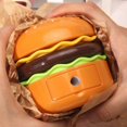thumbnail image 2 of Bright Burger Lamp, Cute Hamburger Table Lamp With Adjustable Neck, Dimmable Led Night Light & Bedside Lamp, 2 of 4