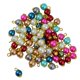 thumbnail image 2 of 50 piezas de cuentas colgantes planas de perlas de vidrio de colores con forma de margarita para joyería y manualidades. Oro, 2 of 5