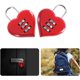 thumbnail image 5 of Paquete de 2 candados en forma de corazón con código numérico, rojo, candado de combinación pequeño de 3 dígitos para maletas,, 5 of 5