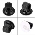 thumbnail image 5 of Hweilai Porte-stylo en Acier Inoxydable Autocollant 6 pcs avec Boucle à Ressort Réglable, Convient à Toutes les Tailles de Stylos et de Marqueurs, Convient à la Maison, au Bureau Ou à la Maison, Noir, 5 of 5