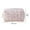 Pink, variant on 2 PCS Quilted Pencil Pouch,Multilayer Pencil Case Letters Pen Bag,Large Capacity Canvas Quilted Makeup Bag Cosmetic Pouch for Brushes Pencils and Travel Make up Accessories