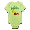 thumbnail image 1 of CafePress - All About Grandpa And Me Infant Bodysuit - Baby Light Bodysuit, 1 of 1