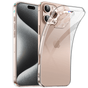 Shamo's Clear TPU Case for iPhone 16 Pro Max  Ultra Slim, Shockproof, Anti-Yellowing, Scratch-Resistant, Wireless Charging Compatible, Enhanced Grip  Transparent