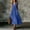 #0314-Blue, variant on Women's Sleeveless Formal Dress Plain V Neck Loose Casual Long Dresses with Pockets 2026 New