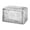 Clear, variant on White Tissue Box Cover with Wave Pattern, ABS Plastic Paper Organizer for Bathroom Kitchen, Decorative Holder for Tissues, Modern Home Storage Solution