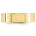 thumbnail image 2 of 14k Yellow Gold 6mm Lightweight Flat Wedding Band Size 14 FLL060, 2 of 4