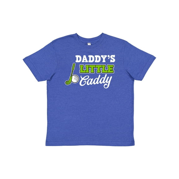 Inktastic Daddy's Little Caddy with Golf Club and Ball Youth T-Shirt
