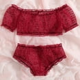 thumbnail image 4 of uublik Valentines Lingerie Set for Women Babydoll Sexy Naughty Bodysuit Lace Plus Size, 4 of 5