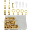 thumbnail image 1 of 1000PCS Quick Splice Crimp Terminals Set 2.8 4.8 6.3mm Brass Insulated Sheath Crimp Terminals Kit for Industry 1000PCS,DUBUNS, 1 of 4