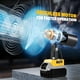 thumbnail image 4 of Ventilador portátil de trabajo LIVOWALNY para batería Dewalt de 20 V y 21 W, 4 of 7